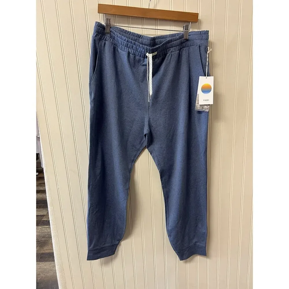 NWT Women's Vuori Performance Joggers Bkue Quartz Heather XXL - Picture 2 of 6
